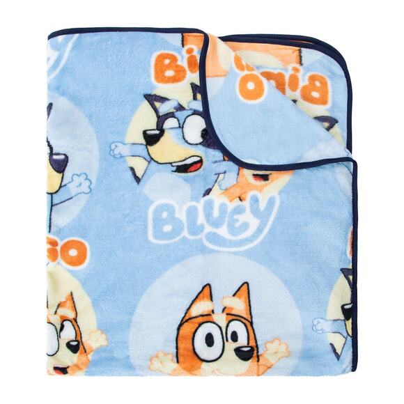 🔥Bluey & Bingo Plush Throw Blanket 45" x 60" Bingo Soft BNWT🔥 - Picture 2 of 5
